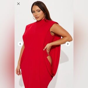 She Is Mother Sleeveless Crepe Knit Maxi Dress